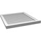Ekena Millwork Vertical Surface Mount PVC Gable Vent w/ 2"W x 2"H , Brickmould Sill Frame, 26"W x 28"H GVPVE26X2803SN - alternate 2